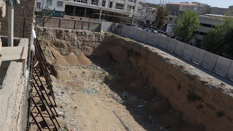 معضل گودال ۱۰ ساله کرج و عزم مسئولان برای رفع خطر