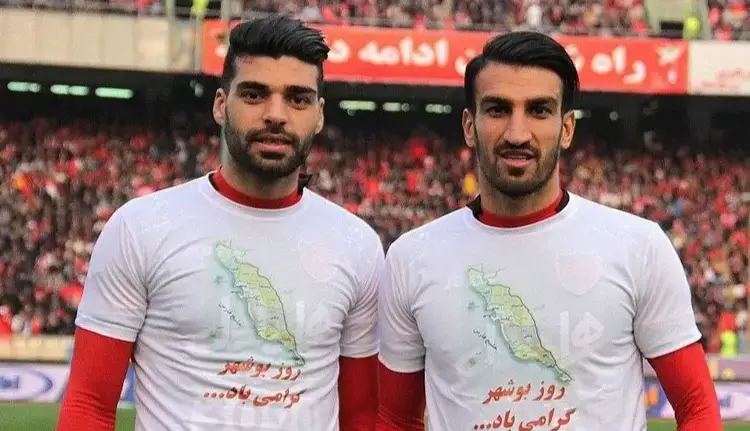 پدران دو ستاره مشهور پرسپولیس در لباس آبی