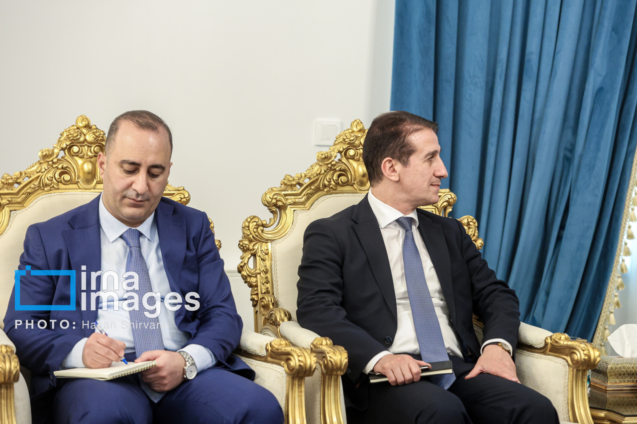 عکس/ دیدار رئیس دپارتمان سیاست خارجی جمهوری آذربایجان با دبیر شورای عالی امنیت ملی