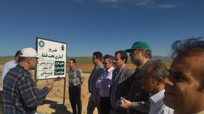 ۶ مجتمع آبیاری تحت فشار در سقز آماده بهره برداری است