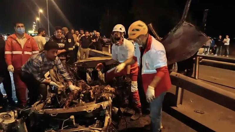 تصادف در آزادراه کرج - قزوین سبب مصدومیت سه نفر از کارکنان پلیس کرج شد