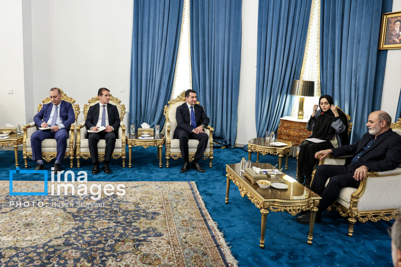 عکس/ دیدار رئیس دپارتمان سیاست خارجی جمهوری آذربایجان با دبیر شورای عالی امنیت ملی