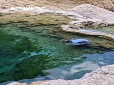 یکی از شفاف‌ترین حوضچه‌های ایران در استان هرمزگان