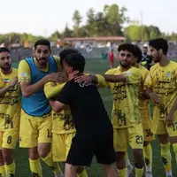 تونل نارنجی به افتخار قهرمان لیگ یک
