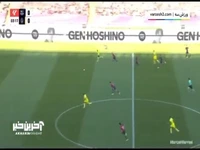 گل اول ویارئال به بارسلونا توسط گل آموز پرز
