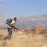 مهار آتش‌سوزی در منطقه حفاظت‌شده سبزکوه