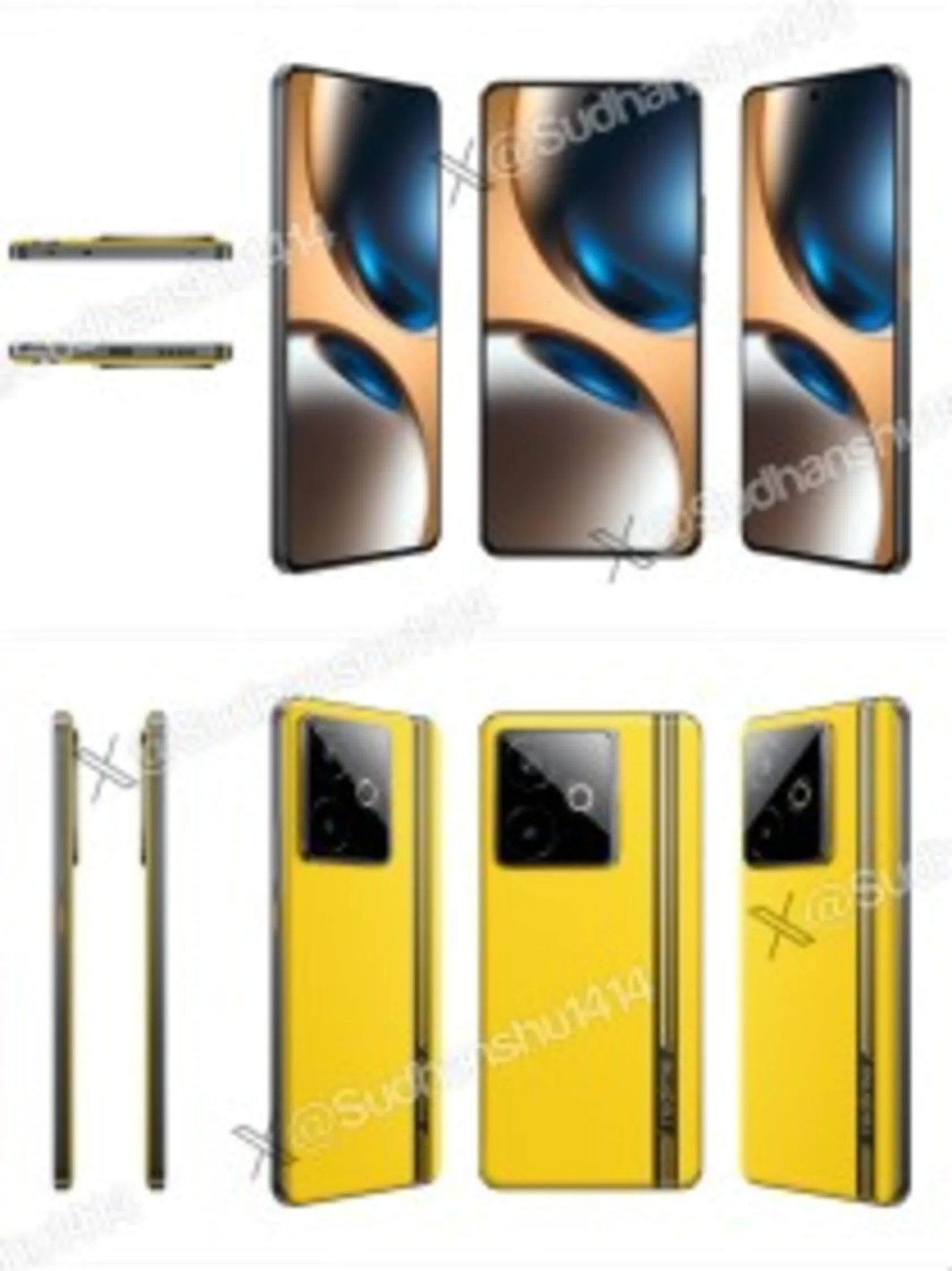 گوشی گیمینگ ریلمی GT 7T باردیگر رخنمایی کرد؛ نمایش تمامی رنگها