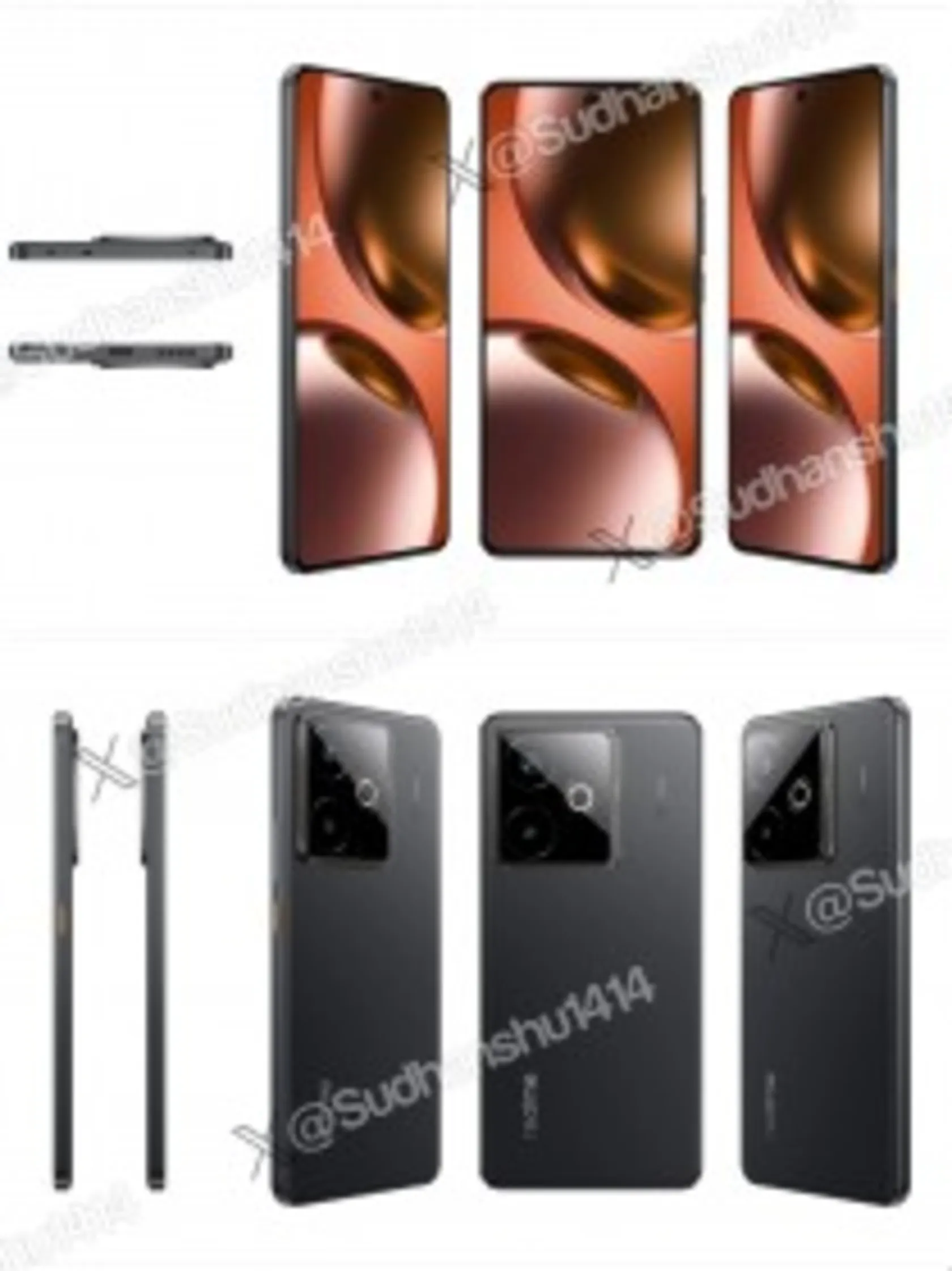گوشی گیمینگ ریلمی GT 7T باردیگر رخنمایی کرد؛ نمایش تمامی رنگها
