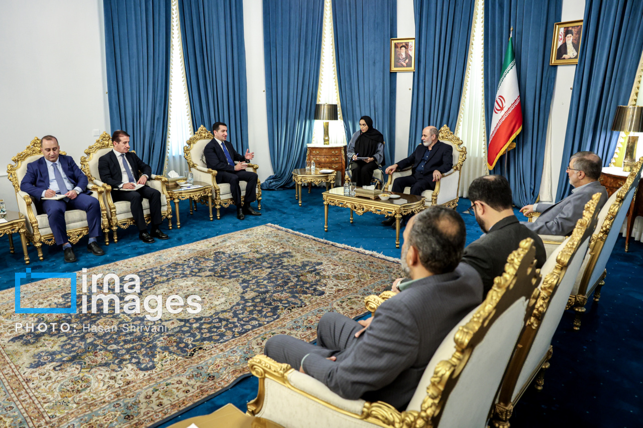 عکس/ دیدار رئیس دپارتمان سیاست خارجی جمهوری آذربایجان با دبیر شورای عالی امنیت ملی