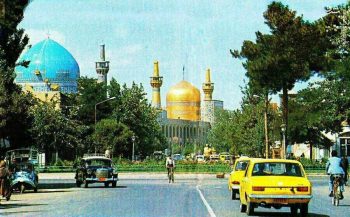 تصویری از بارگاه زیبای حرم امام رضا (ع) ۵۴ سال قبل