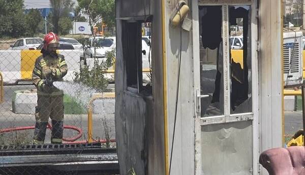 حریق در بازار آهن 3 مصدوم برجای گذاشت