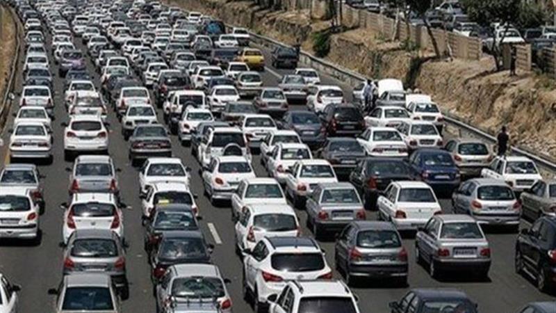 ترافیک سنگین در محورهای مواصلاتی البرز