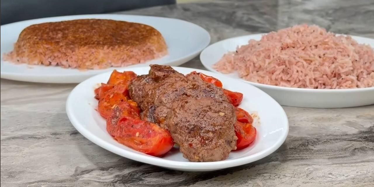 طرز تهیه کته سماقی با کباب تابه ای مخصوص؛ یک ترکیب عالی و بی نظیر