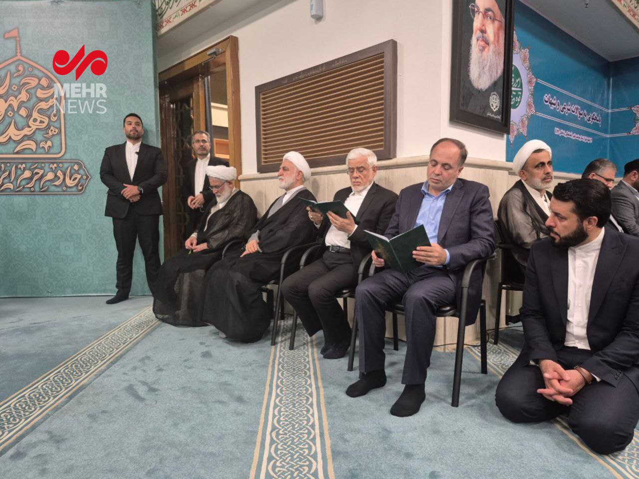 حضور معاون اول رئیس‌جمهور در مراسم گرامی داشت شهدای خدمت 