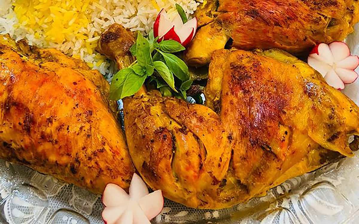 مرغ زعفرانی مجلسی؛ ناهاری مهمان پسند