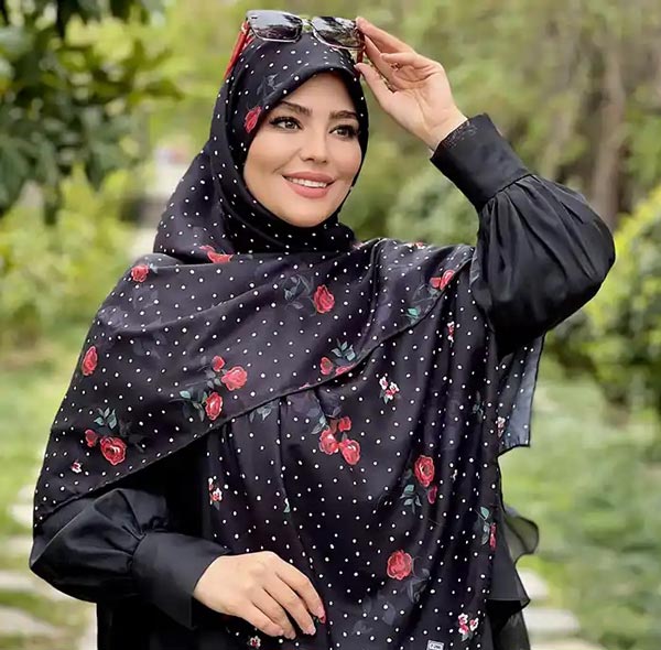 شیک ترین روش بستن روسری همینه
