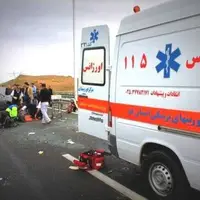 تعداد فوتی‌های واژگونی اتوبوس در آزادراه کرج - تهران به ۲ نفر رسید