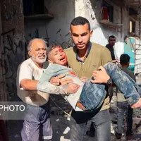 تصاویری تکان‌دهنده از حمله اسرائیل به یک مدرسه در غزه