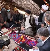 سفر غیرمنتظره آقای رئیس به چادر عشایر