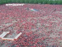 تظاهرات مردم لاهه در حمایت از فلسطین 