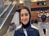 صحبت‌های خانم گل رقابت‌های جام‌ ملتهای آسیا بعد از بازگشت کاروان تیم ملی فوتسال زنان به ایران