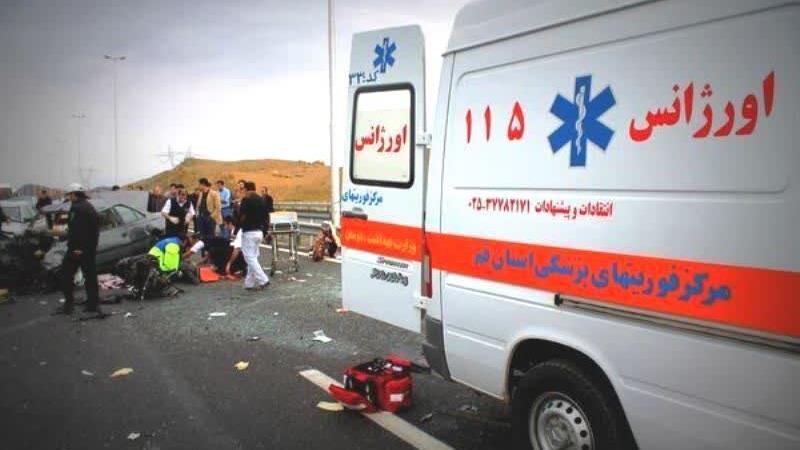 افزایش تعداد فوتی های حادثه اتوبان تهران - کرج به ۲ نفر