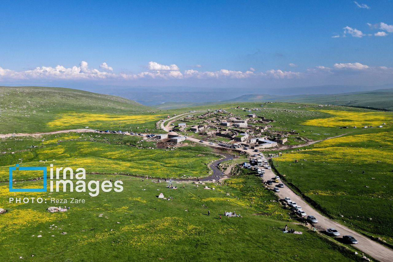 عکس/ طبیعت بهاری دامنه کوه سبلان