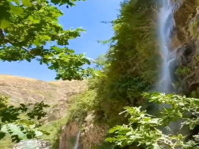 طبیعت زیبای آبشار بادیناوه در پیرانشهر