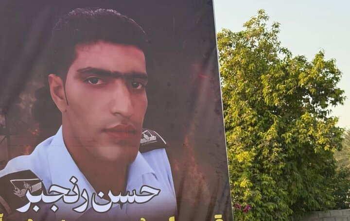 مراسم تشییع آتش‌نشان فداکار هرمزگانی برگزار شد