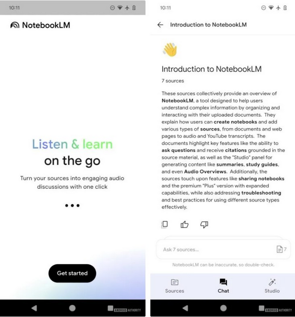 اپلیکیشن NotebookLM گوگل در پلی استور منتشر شد
