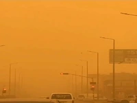طوفان گرد و غبار در عربستان سعودی 