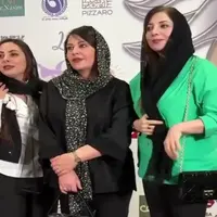 رویا میرعلمی، نازنین بیاتی، گیتی قاسمی و سمیرا حسینی در جشن شبِ بازیگر