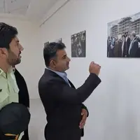نمایشگاه عکس «شهید خدمت» در زاهدان گشایش یافت