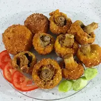 قارچ خوشمزه سوخاری، به سبک رستورانی