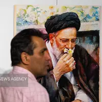 عکس/ افتتاح نمایشگاه «خادمان ملت» در حوزه هنری