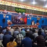 مراسم بزرگداشت شهدای خدمت در آب‌پخش برگزار شد