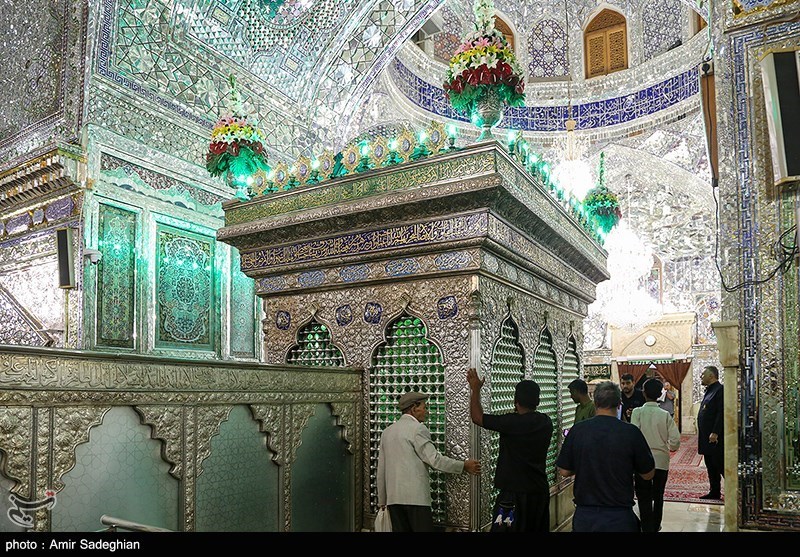مراسم سالگرد شهدای خدمت در حرم شاهچراغ (ع)