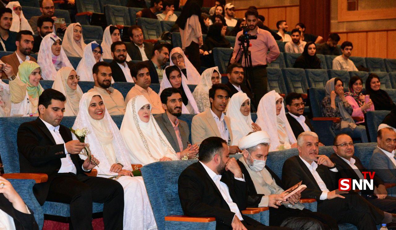 عکس/ جشن بزرگ ازدواج دانشجویی در دانشگاه خواجه نصیرالدین طوسی 
