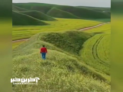 زیبایی تپه ماهورهای هزار دره در استان گلستان