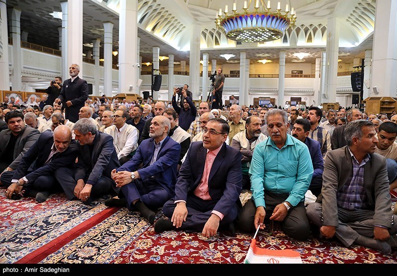 مراسم سالگرد شهدای خدمت در حرم شاهچراغ (ع)