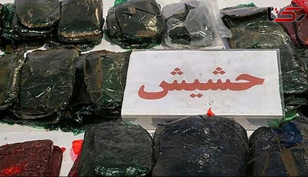 یک تن حشیش در خاش کشف شد