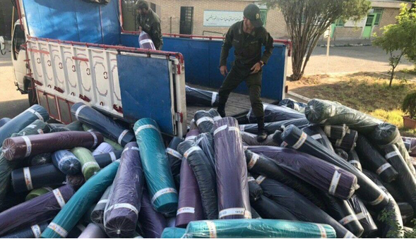 کشف محموله ۳۰ میلیارد تومانی پارچه قاچاق در شهرضا
