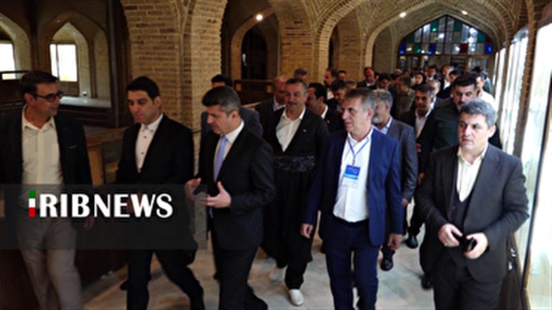 بازدید استانداران اقلیم کردستان از اماکن گردشگری سنندج