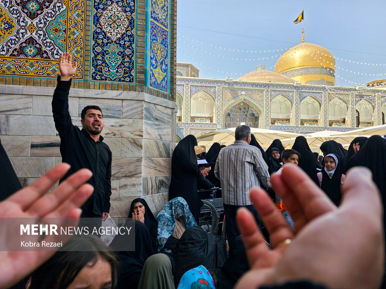 حال و هوای حرم رضوی در روز زیارتی مخصوص امام رضا(ع)