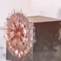 برخورد گلوله به تنگستن، از قوی ترین فلزات در طبیعت