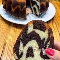 کیک زبرا دو رنگ یک عصرونه دلچسب!