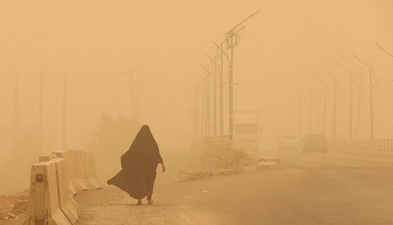 آلودگی هوا در ۱۰ شهر خوزستان؛ ۴ شهر در وضعیت قرمز
