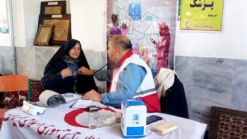 ۱۱۶۲ نفر از خدمات کاروانهای سلامت هلالاحمر در خراسان شمالی بهرهمند