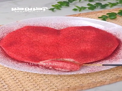 آموزش دسر قلبی جذاب!