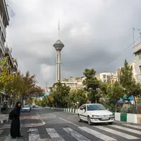 کاهش دمای هوای تهران؛ پیش‌بینی رگبار و رعدوبرق
